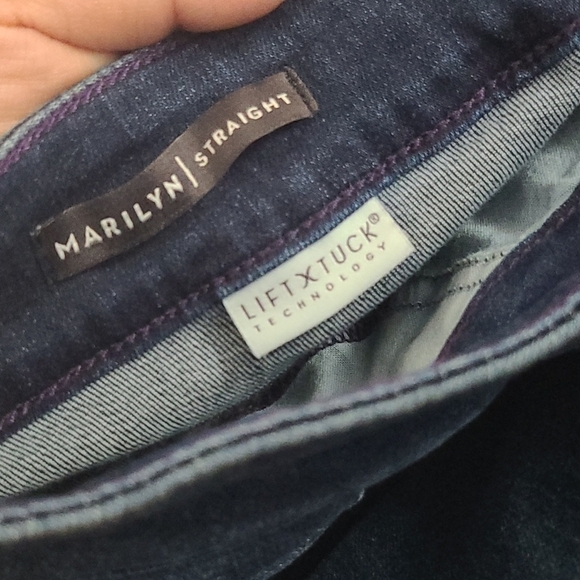 NYDJ Marilyn Straight Leg Jeans Lift X Tuck Technology‎ - Picture 4 of 7